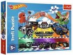 Puzzle 100 elem Pędzące samochody Hot Wheels