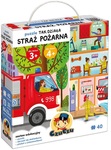 Puzzle CzuCzu 40 el. Tak działa Straż pożarna Bright Junior Media