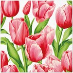 Serwetka Lunch Decor Tulip Time 33x33 20szt./op.