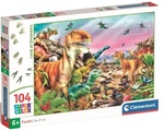 Puzzle 104 elem Noli wyspa dinozaurów
 25768