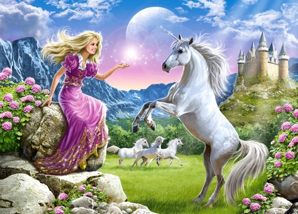 Puzzle 180 My Friend Unicorn CASTOR