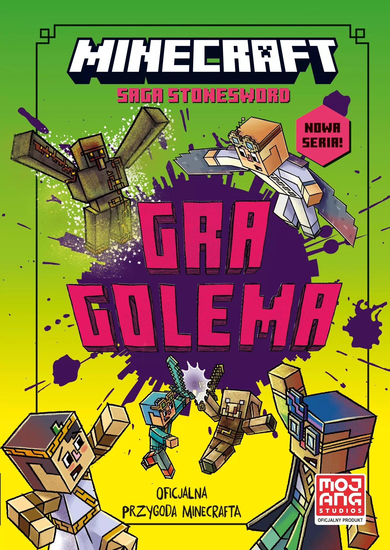 Minecraft. Gra golema. 
 Saga Stonesword. Tom 5