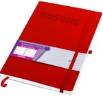 Kalendarz 2025/2026 B5 18 miesięczny TDW
 czerwony