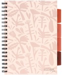 Kołozeszyt  STRIGO PADS floral b5 kratka bezowy 100k 80g