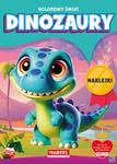 Kolorowanka z naklejkami Kolorowy świat. Dinozaury