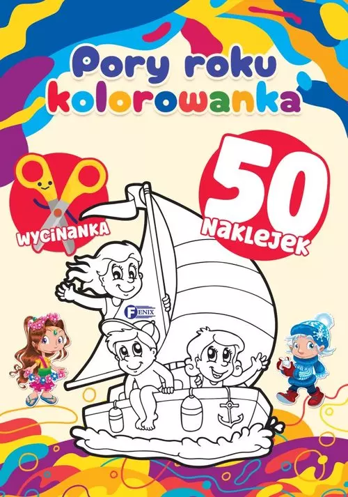 Kolorowanka pory roku 50 naklejek