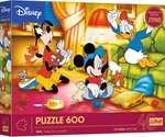 Puzzle 600 elem  40-lecie TREFL Myszka Miki i Przyjaciele