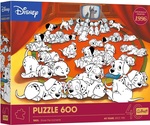 Puzzle 600 elem  40-lecie TREFL 101 Dalmatyńczyków