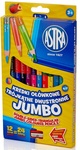 Kredki ołówkowe jumbo Astra 12sztuk = 24kolory 312118001