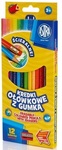 Kredki z gumką 12 kolorów Astra