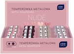 Temperówka podwójna metalowa NUDE 24szt