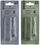 Cyrkiel mini z rysikiem w etui Academy