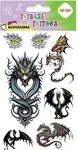 Tatuaże zmywalne Dragons100x200 mm happy color