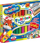 Plastelina 24 kolory BAMBINO standard