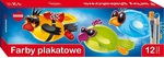 Farby plakatowe 12 kolorów 20ml mona