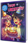 Karnet B6 urodziny dziecięce, manga holograf K.B6-HOLO-14