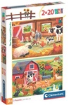Puzzle 2x20 elem Super Kolor The Farmyard Family
 24818