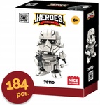 NICE KLOCKI HEROS! WHITE SOLIDIER 184 EL