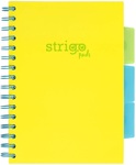 Kołozeszyt  STRIGO PADS Project Book NEON A5 100 kartek kratka 80g żółty