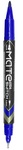 Marker dwustronny do CD niebieski 1,0 mm i 0,5 mm