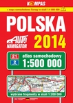 Polska. Atlas samochodowy 1:500 000, Wydanie XX, 2014
