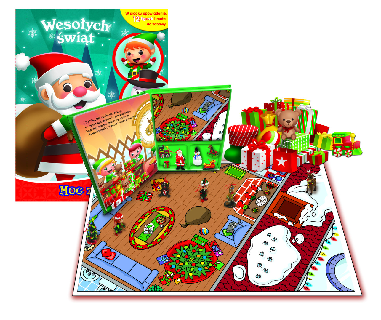 Wesołych Świąt. MOC ZABAWY 12 figurek i mata do zabawy - Thumbnail 1
