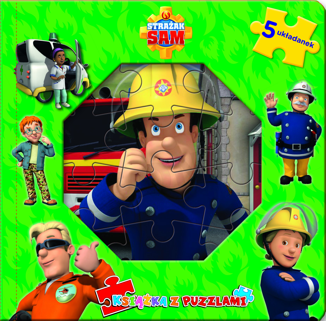 Strażak Sam. Książka z PUZZLAMI - Thumbnail 1