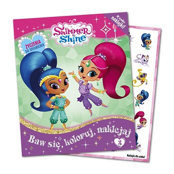 Shimmer and Shine ACTIVITY z naklejkami - Thumbnail 1