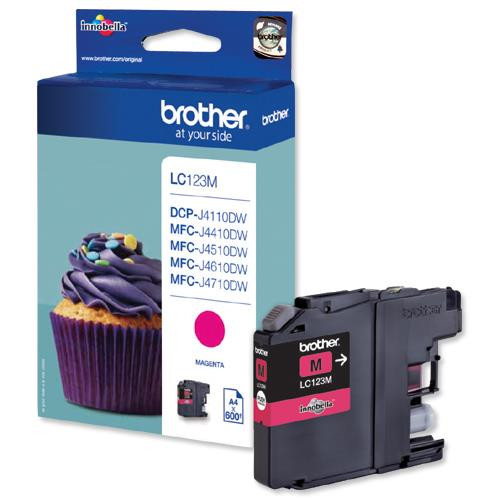 Cartrige oryginalny Brother lc123 magenta - Thumbnail 1