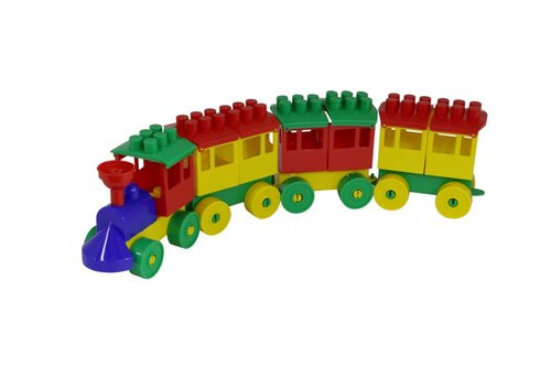 Zestaw Lokomotywa z 3 wagonami - Thumbnail 1