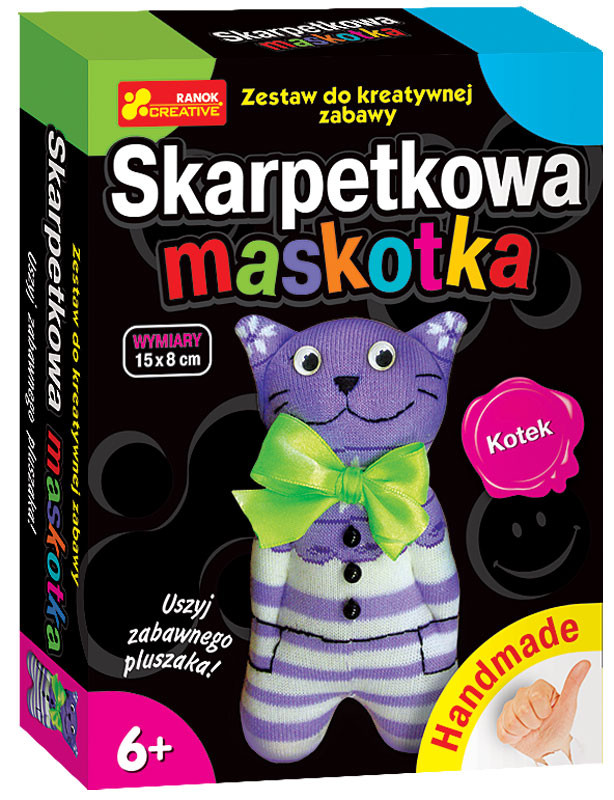 Skarpetkowa maskotka, kotek - Thumbnail 1