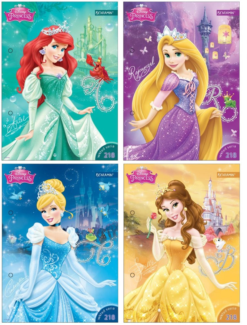 Wkłady do segregatora A6/8k Princess z kolorowankami i naklejkami seria 218 - Thumbnail 1