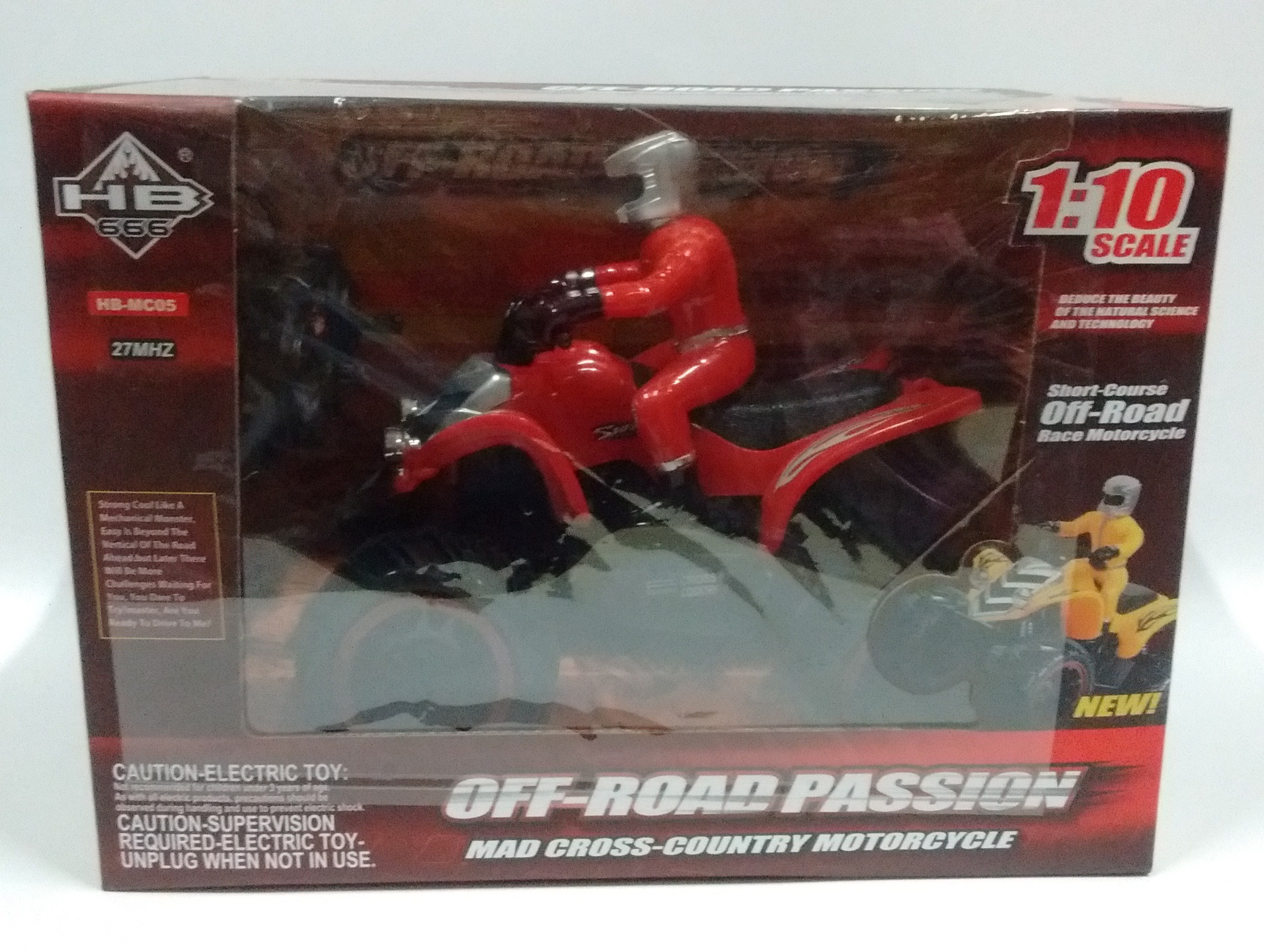 Motor Quad na radio czerwony, zasilacz - Thumbnail 1