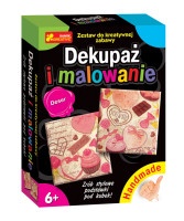 Dekupaż i malowanie. Deser - postawki