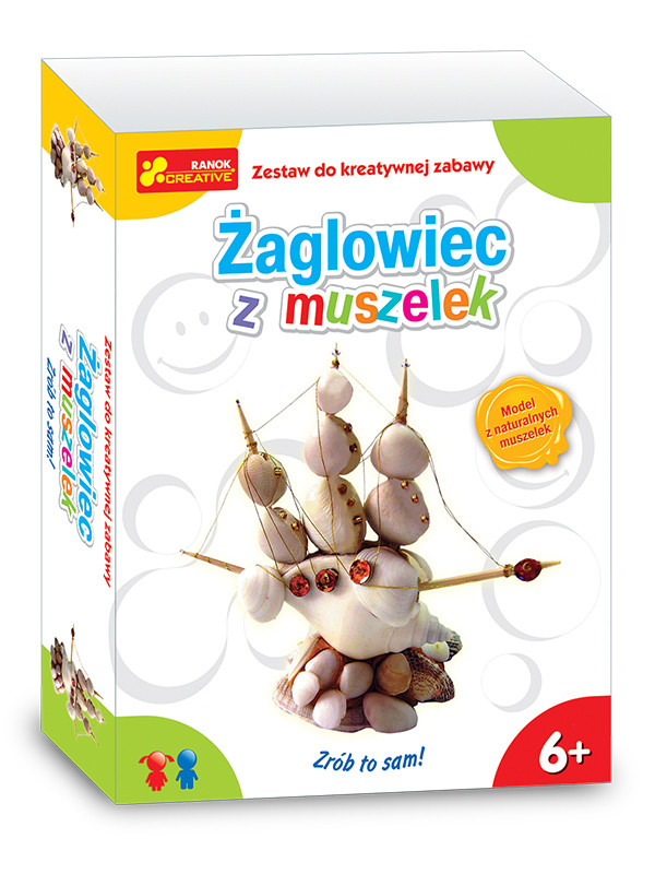Żaglowiec z muszelek - Thumbnail 1