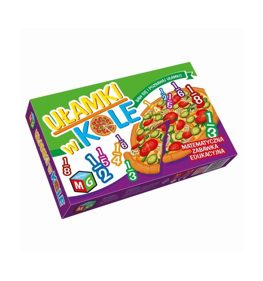 Ułamki w kole - matematyczna zabawka edukacyjna - Thumbnail 1