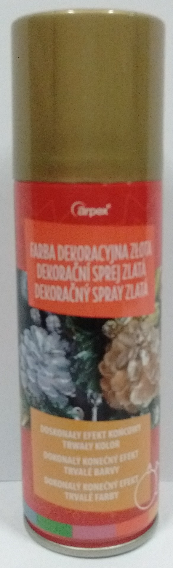 Spray dekoracyjny złoty - Thumbnail 1