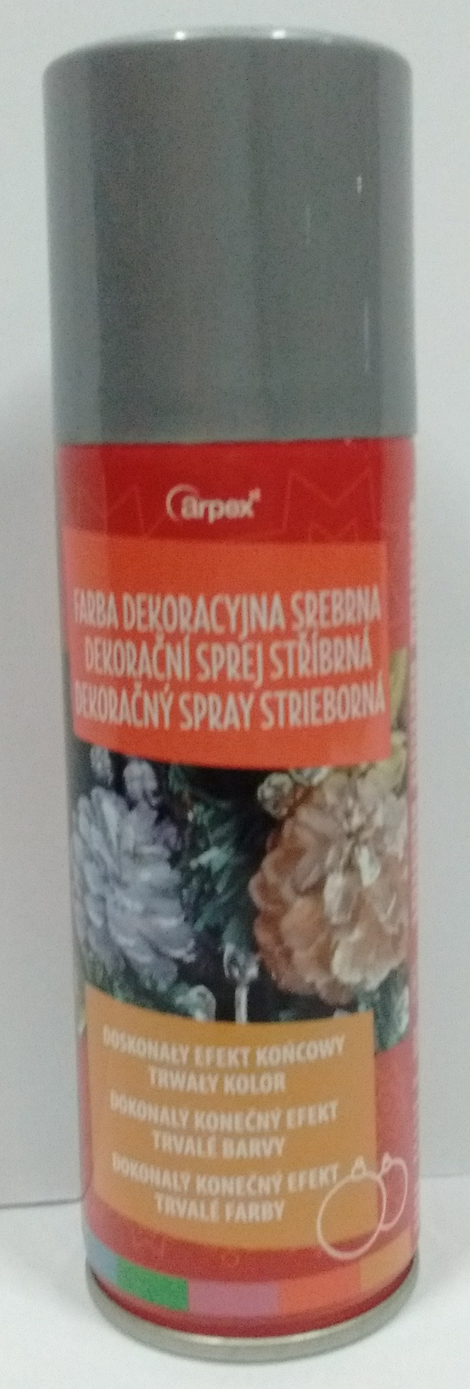 Spray dekoracyjny srebrny - Thumbnail 1