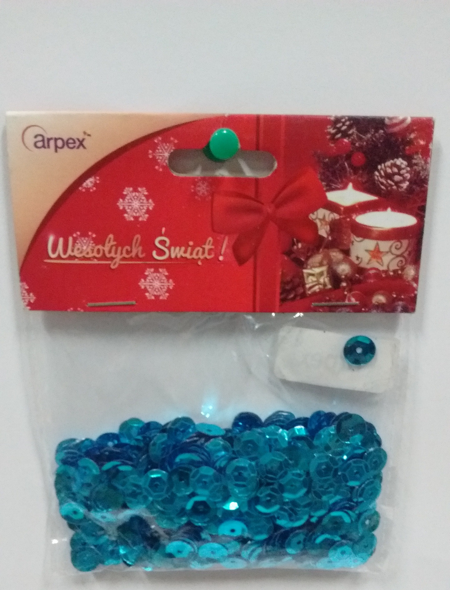 Cekiny dekoracyjne turkus - Thumbnail 1