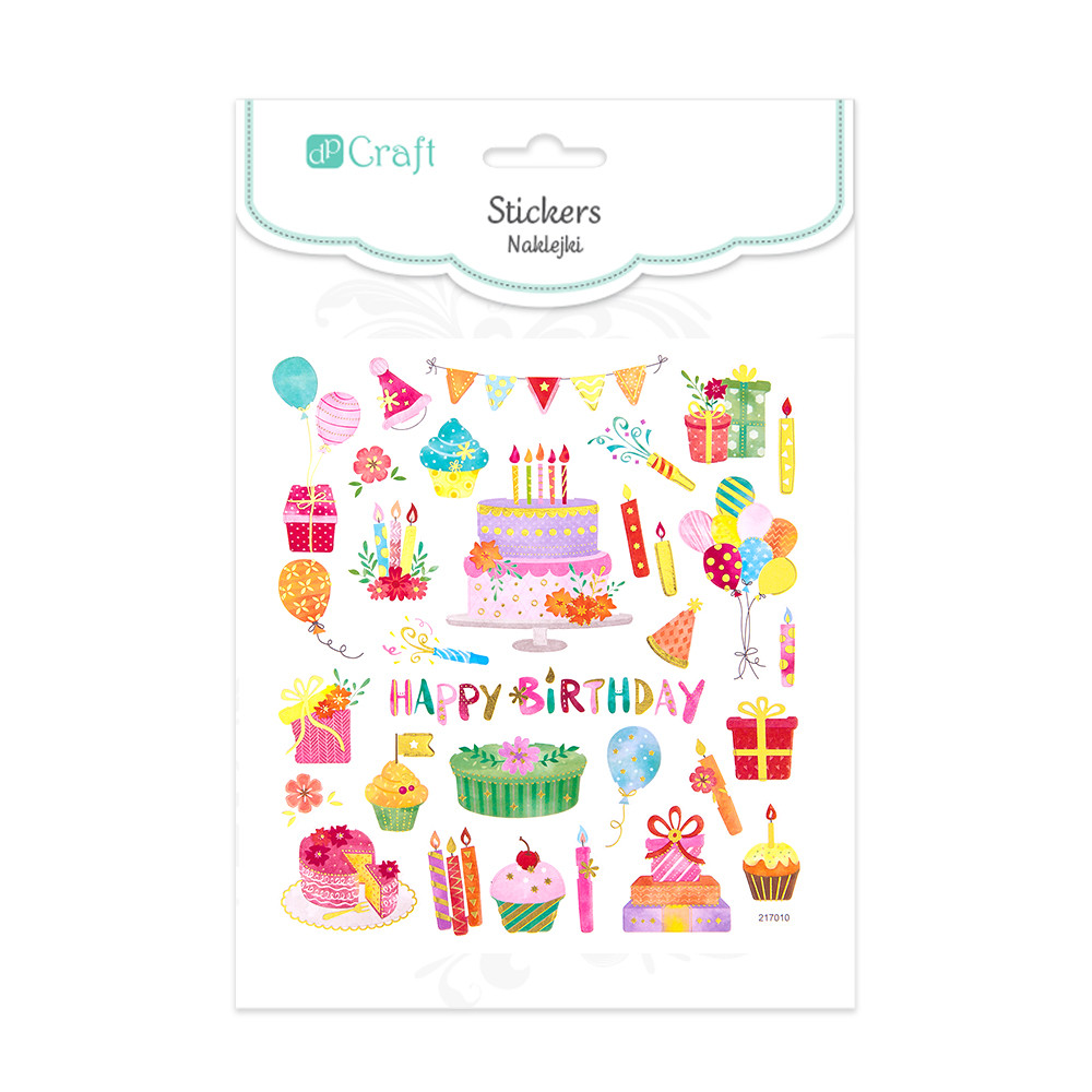 Naklejki urodziny 31szt - Thumbnail 1