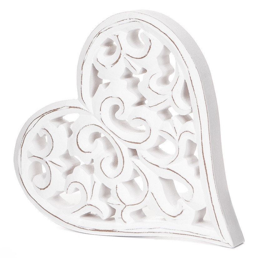 Serce 16x17cm Dekoracja drewniana * - Thumbnail 1