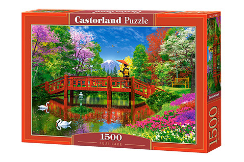 Puzzle 1500 el Fuji Lake * - Thumbnail 1