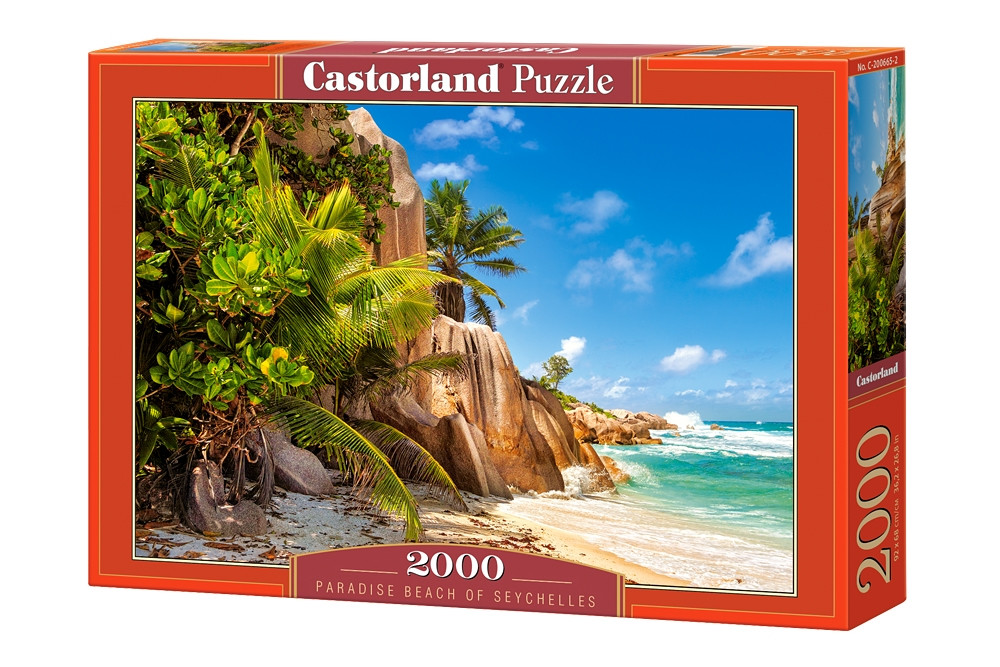 Puzzle 2000 elementów. Paradise Beach of Seychelles * - Thumbnail 1