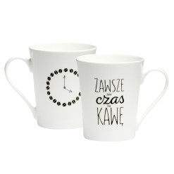 Kubek coffee 370ml czas na kawę - Thumbnail 1