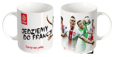 Kubek 460ml Jedziemy do Francji - Thumbnail 1