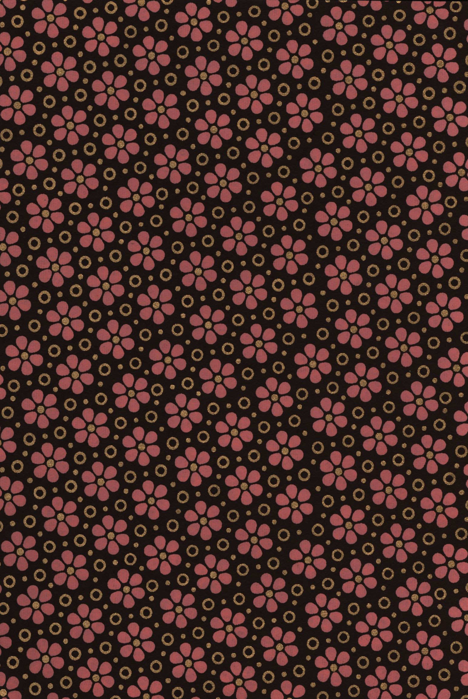 Papiery ozdobne Rose kwiatki - brązowe 20x29 cm 10 arkuszy - Thumbnail 1