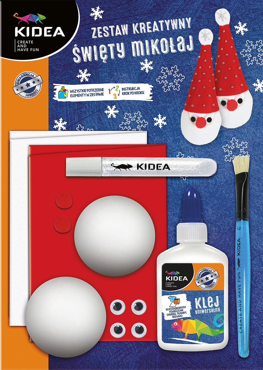 Zestaw kreatywny Święty Mikołaj Kidea - Thumbnail 1