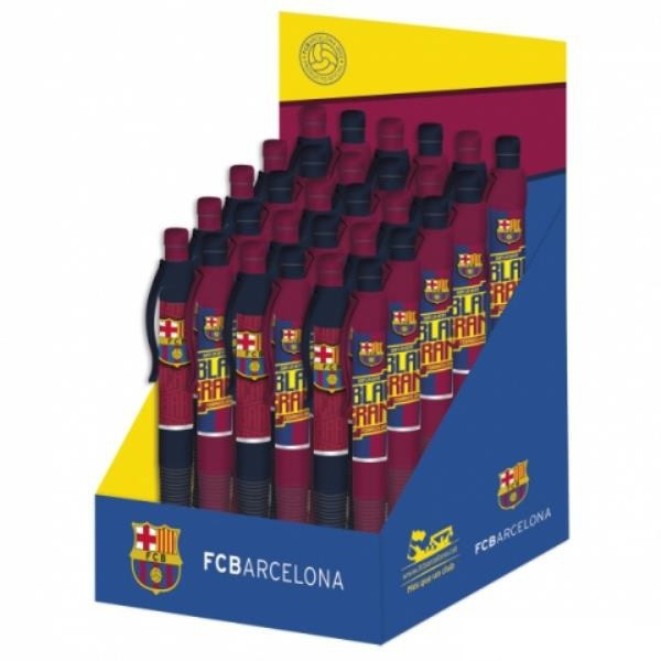 Długopis automatyczny FC Barcelona 10-D, wkład niebieski - Thumbnail 1