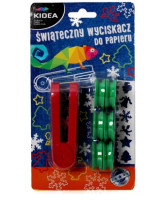 Wyciskacz do papieru 6szt Świąteczny