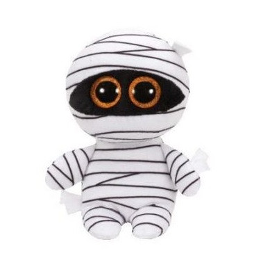 Maskotka Beanie Boos biała mumia MUMMY 15 CM - Thumbnail 1